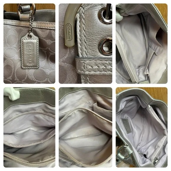 Silver Coach Women's Bag - Picture 6 of 11